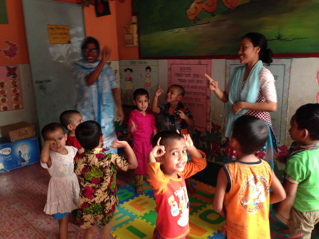 Community based Child Care Center through Age Appropriate Stimulation and Care for the Children of Working Women