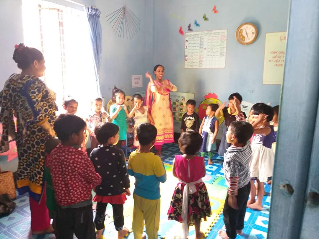 Early Learning and Child Development (ELCD) for children in urban slum and tea garden project-3rd phase funded by UNICEF (2019-2020)