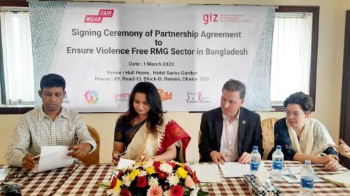 MoU Signing Ceremony between Fair Wear Foundation, Phulki  GIZ
